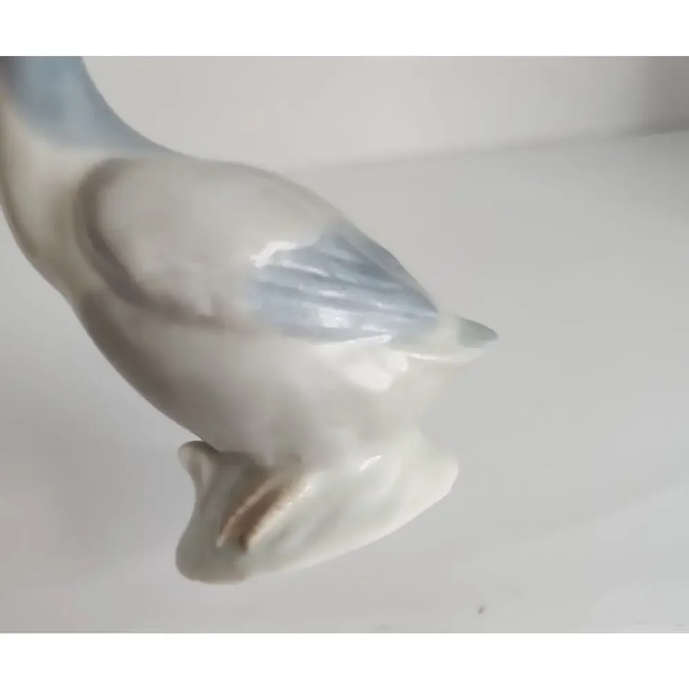 Vtg Otagiri Gray Goose Ceramic Figurine Japan Muted Color Matte Finish